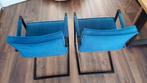 Eetkamerstoelen, Huis en Inrichting, Ophalen, Gebruikt, Twee, Blauw
