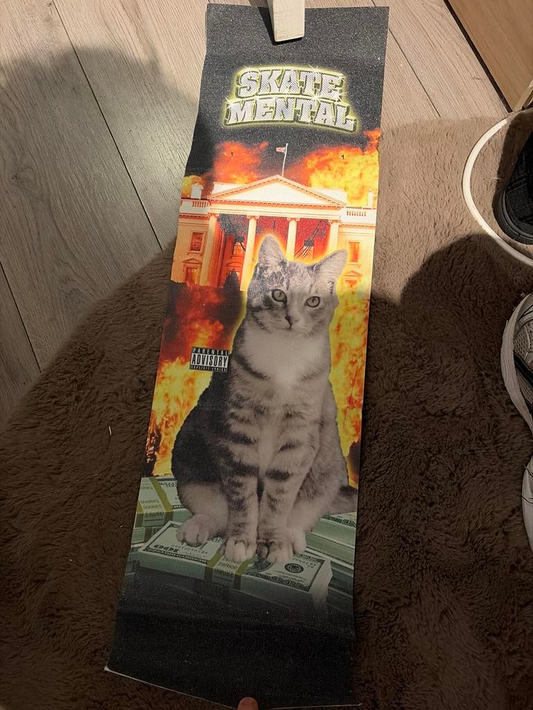 Skateboard Wrap met Grip, Sport en Fitness, Skateboarden, Ophalen, Zo goed als nieuw, Skateboard