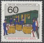 Berlijn 1990 876 Post per trein, Gest, Ophalen of Verzenden, Overige periodes, Gestempeld