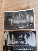 78 d Bodegraven twee interieur kaarten van het kerk, Verzamelen, Ansichtkaarten | Nederland, Ophalen of Verzenden