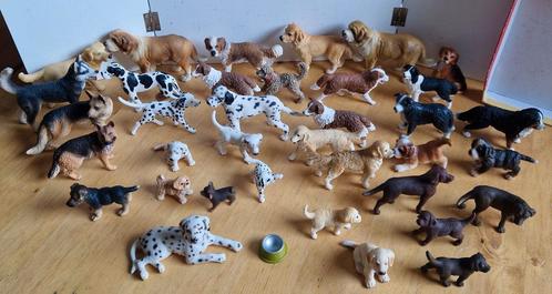 Schleich  allerlei  honden, Verzamelen, Dierenverzamelingen, Zo goed als nieuw, Beeldje of Figuurtje, Hond of Kat, Ophalen of Verzenden