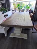 Zware robuste familie eettafel, Ophalen, Gebruikt, 200 cm of meer, 50 tot 100 cm