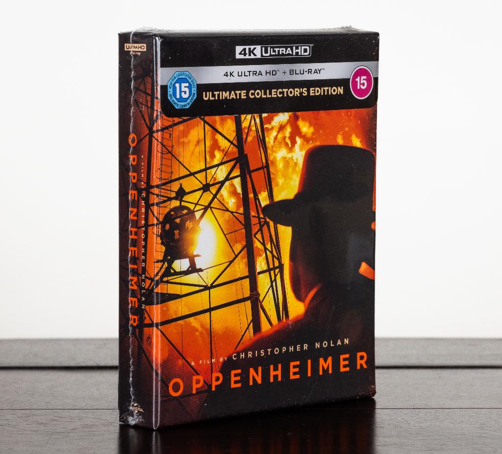 Oppenheimer 4K UHD + Blu-Ray STEELBOOK Box Set (UK Import), -, Ophalen of Verzenden, Warner, Nieuw in verpakking