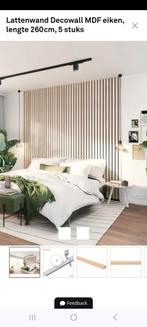 Decowall lattenwand (eikenfineer), Huis en Inrichting, Ophalen, Zo goed als nieuw