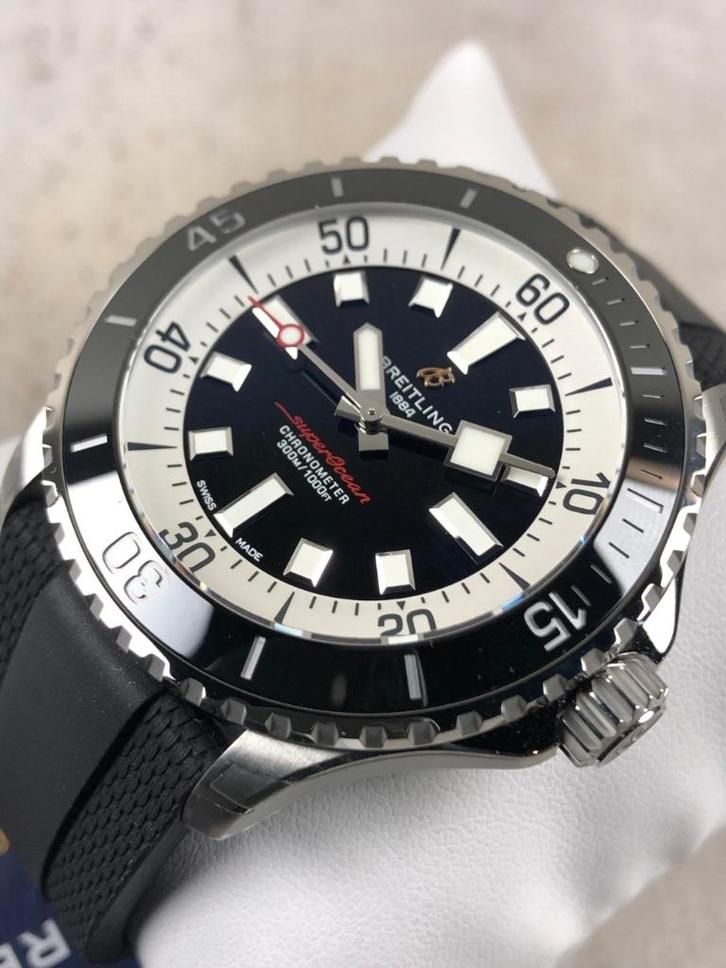 Breitling Superocean Automatic 46 A17378211B1S1 2020+, Sieraden, Tassen en Uiterlijk, Horloges | Heren, Nieuw, Polshorloge, Breitling