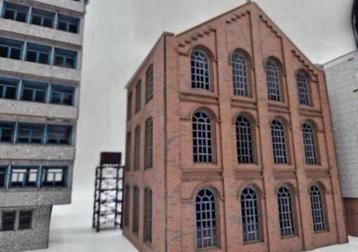 Modelbouw gebouw 1:76 OO schaal I & R Morley Main Building beschikbaar voor biedingen