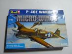 Revell bouwdoos Micro Wings P40-E Warhawk vliegtuig, 1:72 tot 1:144, Revell, Nieuw, Ophalen of Verzenden