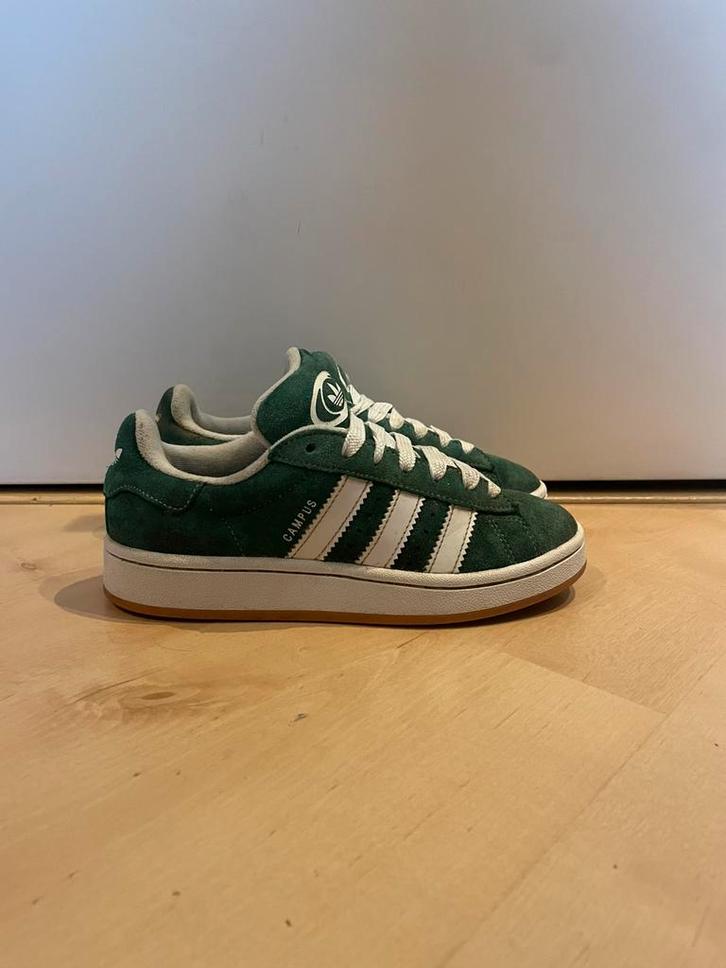 Adidas Campus 00s “Green” maat 37 1/3., Kleding | Dames, Schoenen, Zo goed als nieuw, Sneakers of Gympen, Groen, Ophalen of Verzenden