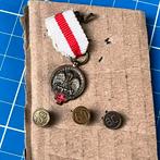 Rode kruis bloedgeef medaille met gespen 20,60,80 maal, Postzegels en Munten, Penningen en Medailles, Ophalen of Verzenden