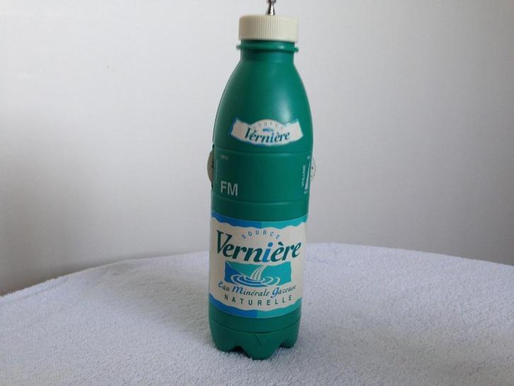 transistor radio's retro Source Verniere Eau Minerale Bottle, Audio, Tv en Foto, Radio's, Zo goed als nieuw, Radio, Ophalen