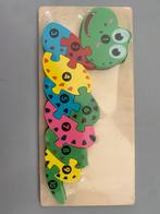 Houten rups getallen puzzel, Kinderen en Baby's, Speelgoed | Houten speelgoed, Ophalen, Nieuw, Overige typen