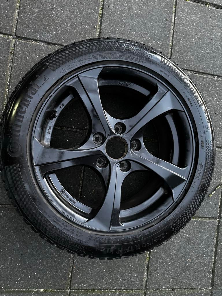 4 Nieuwe banden met velg! Continental Wintercontact TS 870, Ophalen, Banden en Velgen, Nieuw, 17 inch