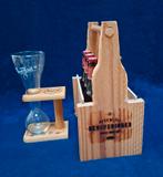 Schevenings houten Bierflesjes Drager voor 6 Flessen, Ophalen of Verzenden, Gebruikt, Gebruiksvoorwerp