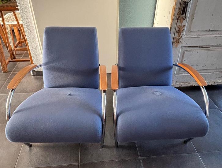 2x Gelderland 5470 Fauteuils - Opknappers, Huis en Inrichting, Fauteuils, Ophalen