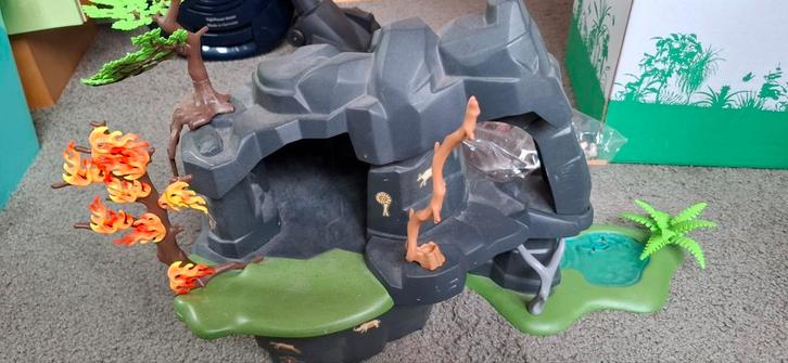 Mammoeten met rots, Kinderen en Baby's, Speelgoed | Playmobil, Gebruikt, Complete set, Ophalen of Verzenden
