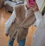 Loavies teddy gilet S/M met (afneembaar) koort, Kleding | Dames, Maat 38/40 (M), Beige, Ophalen of Verzenden, Loavies