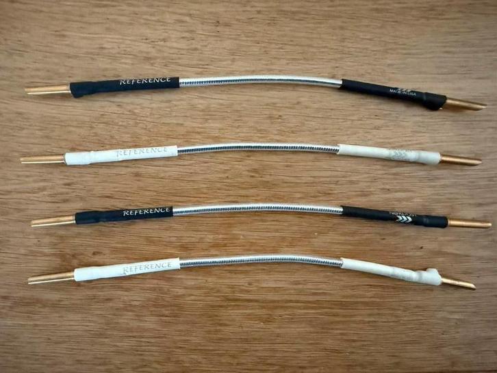Nordost Reference Bi-Wire Jumpers (set van 4), Audio, Tv en Foto, Audiokabels en Televisiekabels, Zo goed als nieuw, Luidsprekerkabel