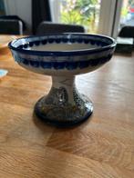 Handgemaakte Keramieke Fruitschaal met Decoratie, Antiek en Kunst, Ophalen of Verzenden