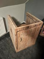 Houten Kastje, Huis en Inrichting, Kasten | Kledingkasten, Ophalen, Gebruikt, 50 tot 100 cm, Minder dan 100 cm