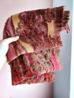 Zachte wollen sjaal magenta, oker, bruin, mosgroen, roze, Kleding | Dames, Maat 38/40 (M), Ophalen of Verzenden, Zo goed als nieuw