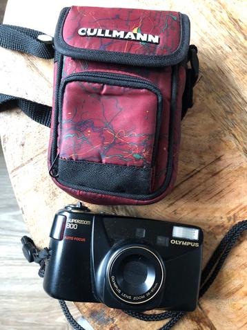 Olympus Superzoom 800 auto focus Camera + Tas beschikbaar voor biedingen