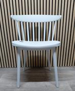 Spijlenstoelen Noordwijk – set van 4 - Nieuw – stapelbaar, Huis en Inrichting, Stoelen, LaVe Outlet, Kunststof, Wit, Nieuw