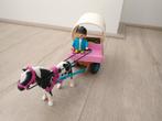 Playmobil paard met huifkar, Ophalen, Zo goed als nieuw, Los playmobil