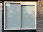 Hardhouten kozijnen met dubbel glas, Doe-het-zelf en Verbouw, Kozijnen en Schuifpuien, Ophalen, Gebruikt, Raamkozijn, 150 tot 225 cm
