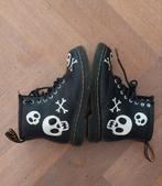 Dr. Martens peuterlaarsjes met doodskoppen, maat 24, Dr. Martens, Gebruikt, Jongen of Meisje, Ophalen of Verzenden