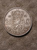 2½ Gulden 1961 - Koningin Juliana, Postzegels en Munten, Munten | Nederland, Koningin Juliana, Zilver, Ophalen of Verzenden, Losse munt