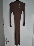 Button Jurk, Kleding | Dames, Jurken, Bruin, Ophalen of Verzenden, Zo goed als nieuw, Maat 36 (S)