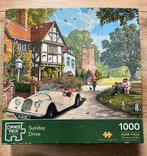 Corner Piece puzzel 1000 stukjes Sunday Drive, Hobby en Vrije tijd, Denksport en Puzzels, Ophalen of Verzenden, 500 t/m 1500 stukjes