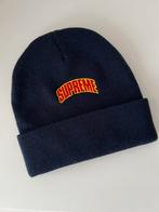 Supreme Crown Logo Beanie – Navy, Ophalen of Verzenden, Zo goed als nieuw, Overige maten, Muts