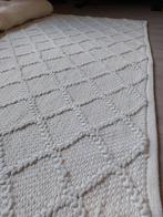 Grote handgemaakte wollen vloerkleed 380 bij 280 cm, Ophalen, 200 cm of meer, 200 cm of meer, Crème