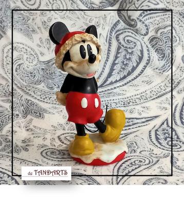 Mickey Mouse met kerstmuts – kerstfiguurtje GEMERKT   beschikbaar voor biedingen
