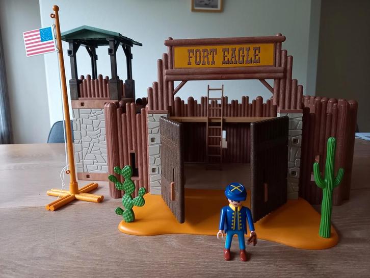 Playmobil Western Fort Eagle - 7936, Kinderen en Baby's, Speelgoed | Playmobil, Zo goed als nieuw, Ophalen of Verzenden