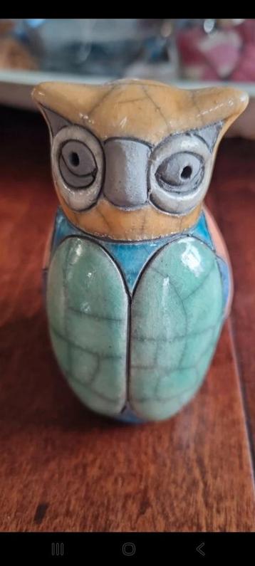 Raku Uil - Zuid-Afrikaans Handwerk beschikbaar voor biedingen