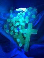 Antieke Rozenkrans Lichtgevend Fosfor Heilige Jezus Christus, Antiek en Kunst, Antiek | Religie, Verzenden