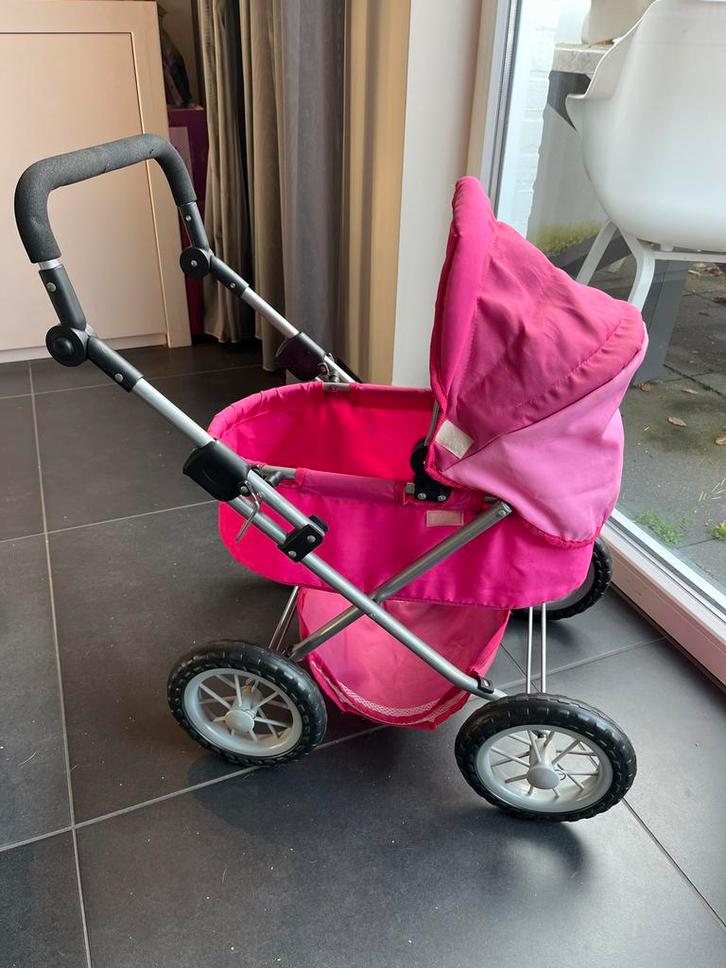 Poppenwagen - Gebruikt, Verstelbaar, Kinderen en Baby's, Speelgoed | Poppen, Gebruikt, Overige typen, Ophalen of Verzenden