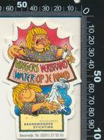 Sticker: Nederlandse Brandwonden Stichting - Vingers, Verzenden, Zo goed als nieuw, Bedrijf of Vereniging