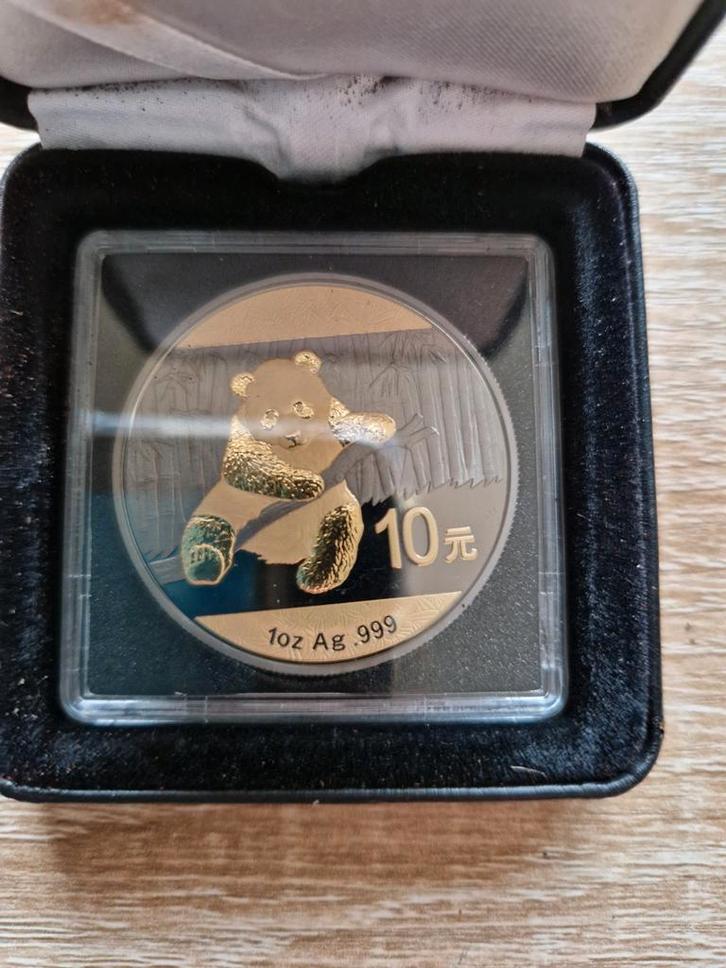 1 oz Zilveren 10 Yuan Panda - Limited Edition, Postzegels en Munten, Munten | Nederland, Ophalen of Verzenden