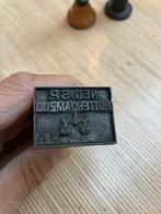 Ijzeren stempel nederlandse spoorwegen rotterdam zuid, Verzenden, Zo goed als nieuw, Trein, Overige typen