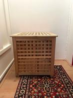 Bijzettafel of wasmand (Hol, ikea), Minder dan 55 cm, Vierkant, Zo goed als nieuw, Hout