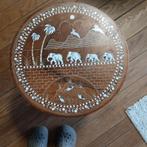 Bijzettafel teakhout met inlegwerk, Antiek en Kunst, Kunst | Niet-Westerse kunst, Ophalen