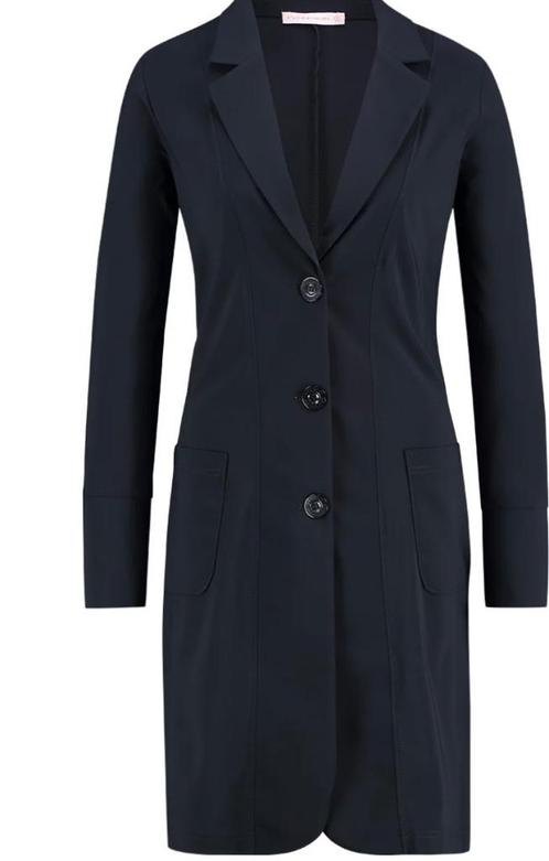 Studio Anneloes lange travel stof blauw blazer nieuw XS, Kleding | Dames, Jasjes, Kostuums en Pakken, Nieuw, Jasje, Maat 34 (XS) of kleiner