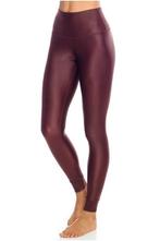 Reebok High Rise Metallic Legging Bordeaux, M, Maat 38/40 (M), Verzenden, Hardlopen of Fietsen, Rood