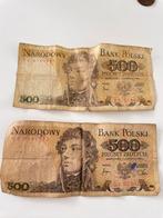 Poolse Zloty Bankbiljetten - 500 Zlotych, Ophalen of Verzenden, Los biljet