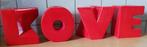 LOVE LETTERS. Keramiek/glazuurd. POP-ART. 64/15 cm., Ophalen