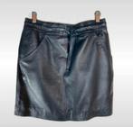 Goosecraft Donkerblauwe Leren Minirok Maat S, Kleding | Dames, Rokken, Maat 38/40 (M), Goosecraft, Zo goed als nieuw, Boven de knie