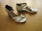 Creme leren ACTIVE AIR sandaaltjes CLARKS 38 snazzeys', Verzenden, Wit, Sandalen of Muiltjes, Zo goed als nieuw